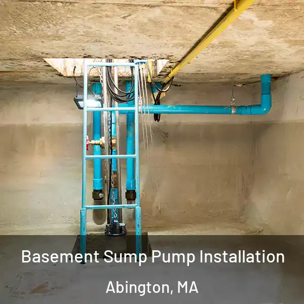  Basement Sump Pump Installation Abington, MA