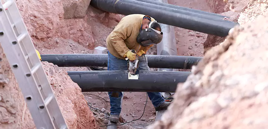 Cast Iron Sewer Pipe Replacement in Abington