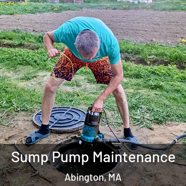  Sump Pump Maintenance Abington, MA